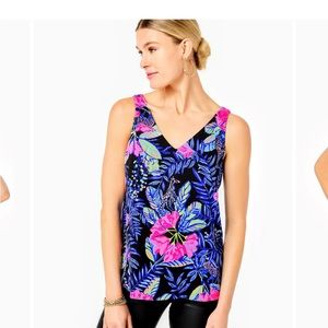 LilyPulitzer Florin Revers-able Tank top